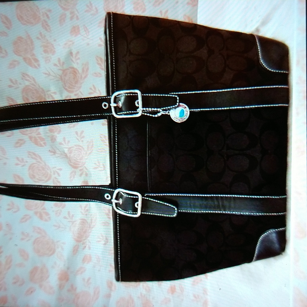 Vintage coach tote